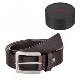 Мъжки колан Pierre Cardin, Кафяв, Класически