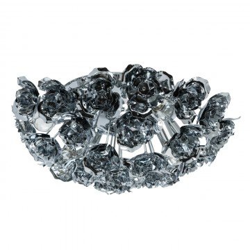 Модерен плафон MW-Light, Серия Flora, Сребърни рози