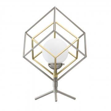 Настолна лампа De Markt Hi-Tech, LED, Метал / Стъкло, Цвят Бронзе / Никел