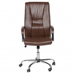 Президентски офис стол Casa Interior 6500, Искрящо Кафяв, Еко кожа