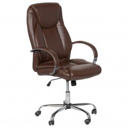 Президентски офис стол Casa Interior 6501, Искрящо кафяв