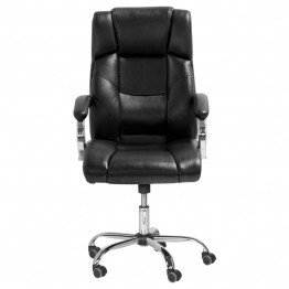 Президентски офис стол Casa Interior 6506, Черен, Еко кожа