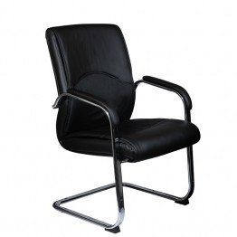 Посетителски офис стол Casa Interior 6040, Черен