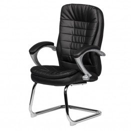 Посетителски офис стол Casa Interior 6054, Черен