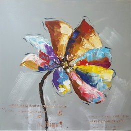 Картина Casa Interior, Цвете абстракт, 80/80см